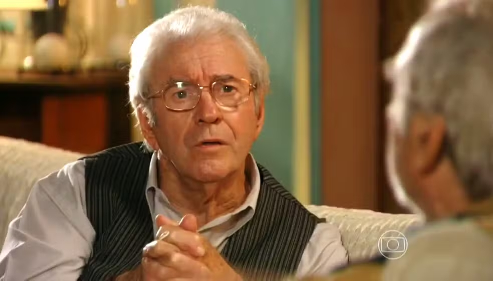 Ator Juca de Oliveira em novela Flor do Caribe