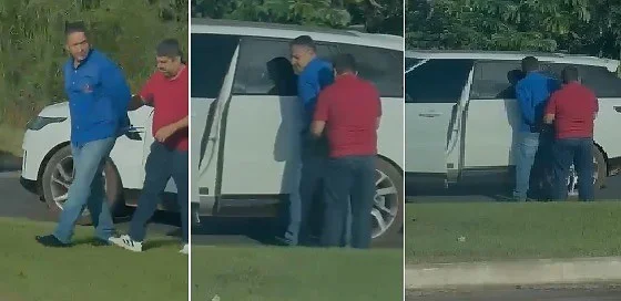 Vídeo mostra prisão de empresário condenado por morte de adolescente em Cuiabá