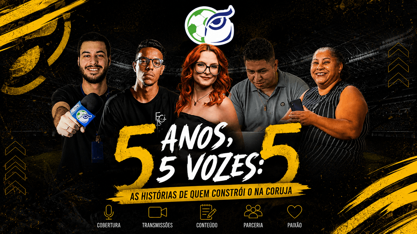 5 anos, 5 vozes: as histórias de quem constrói o Na Coruja