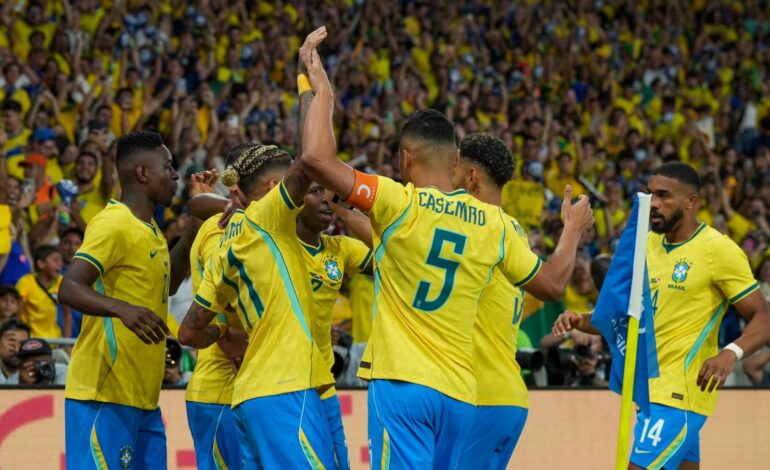 Brasil goleia o Panamá por 6 a 2