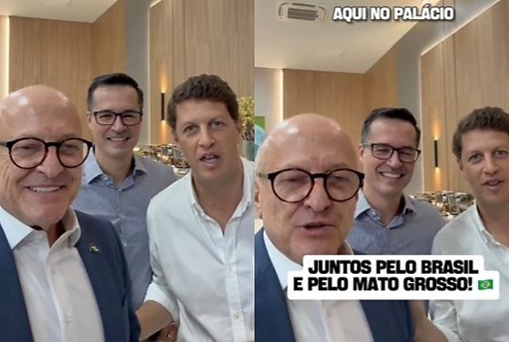 Pivetta recebe Dallagnol e Ricardo Salles em Cuiabá antes de fórum do agronegócio
