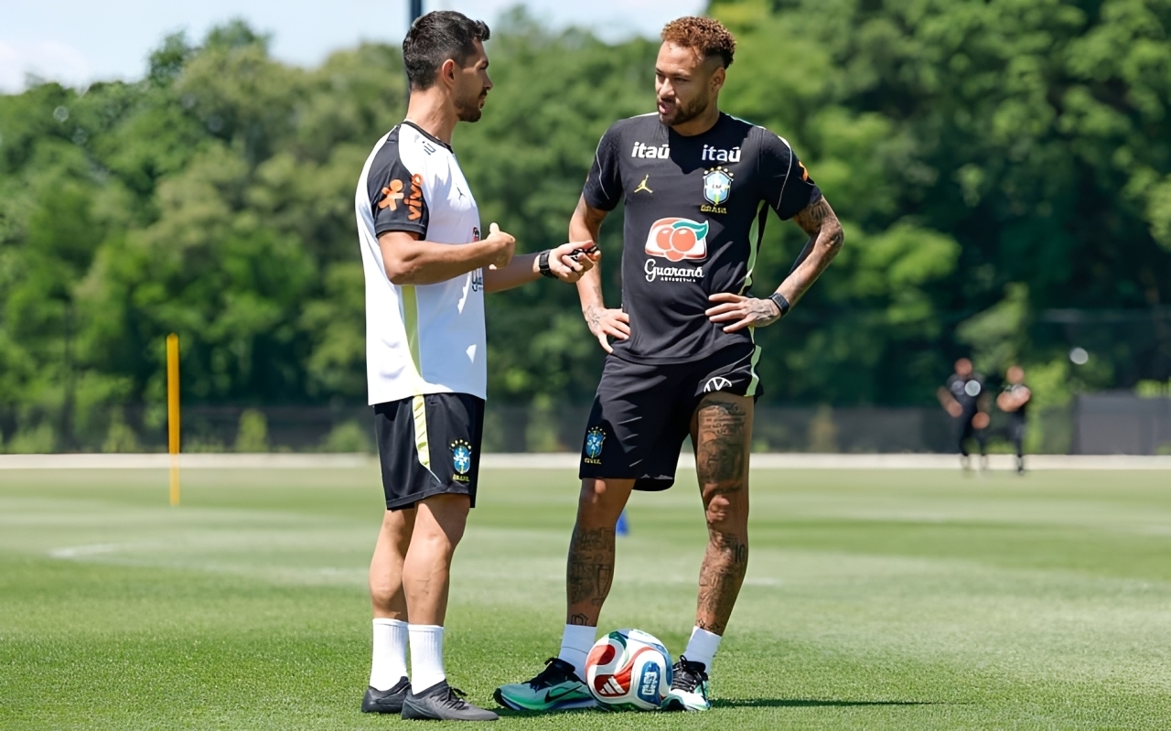 Neymar não viaja para jogo contra o Haiti e segue em recuperação em Nova Jersey