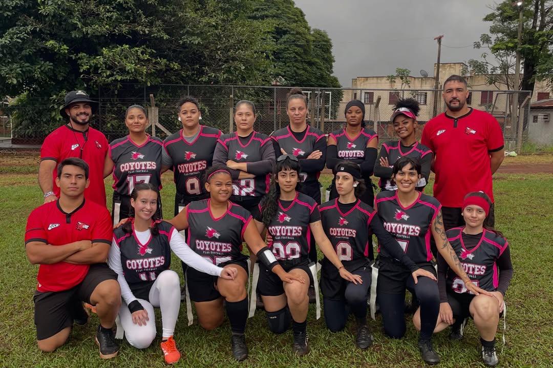Sinop Coyotes feminino garante vaga na Taça Brasil após campanha no Brasileiro de Flag Football