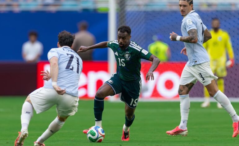 Uruguai fica no empate com a Arábia Saudita e deixa tudo igual no grupo H da Copa do Mundo
