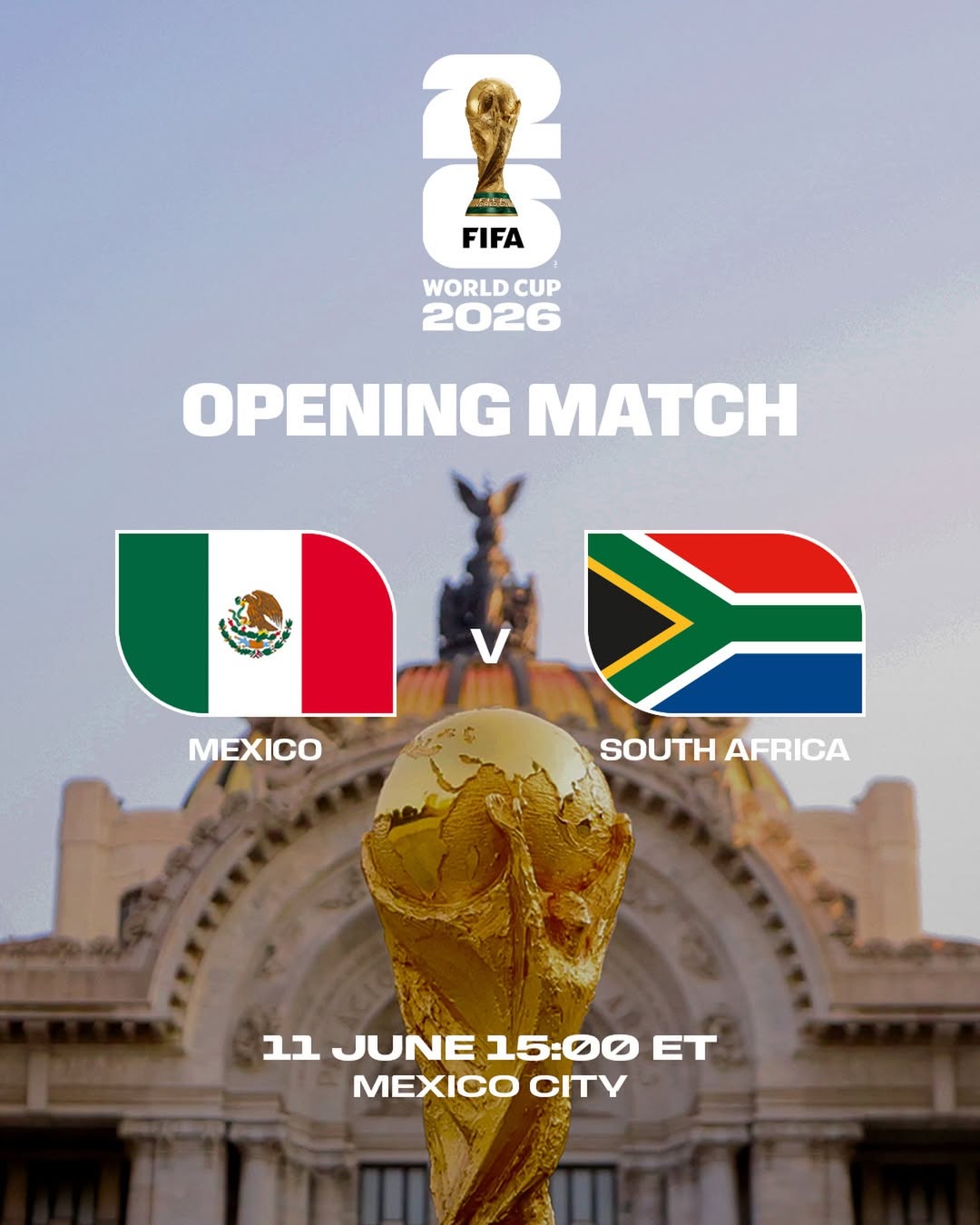 México x África do Sul: onde assistir ao vivo, horário e escalações